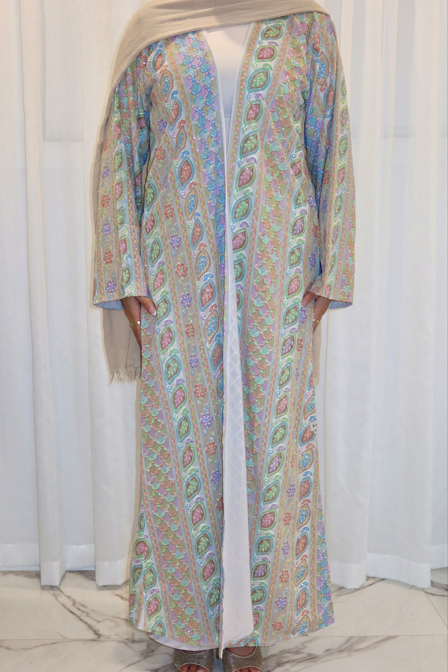 Ava Woven Abaya - AW26