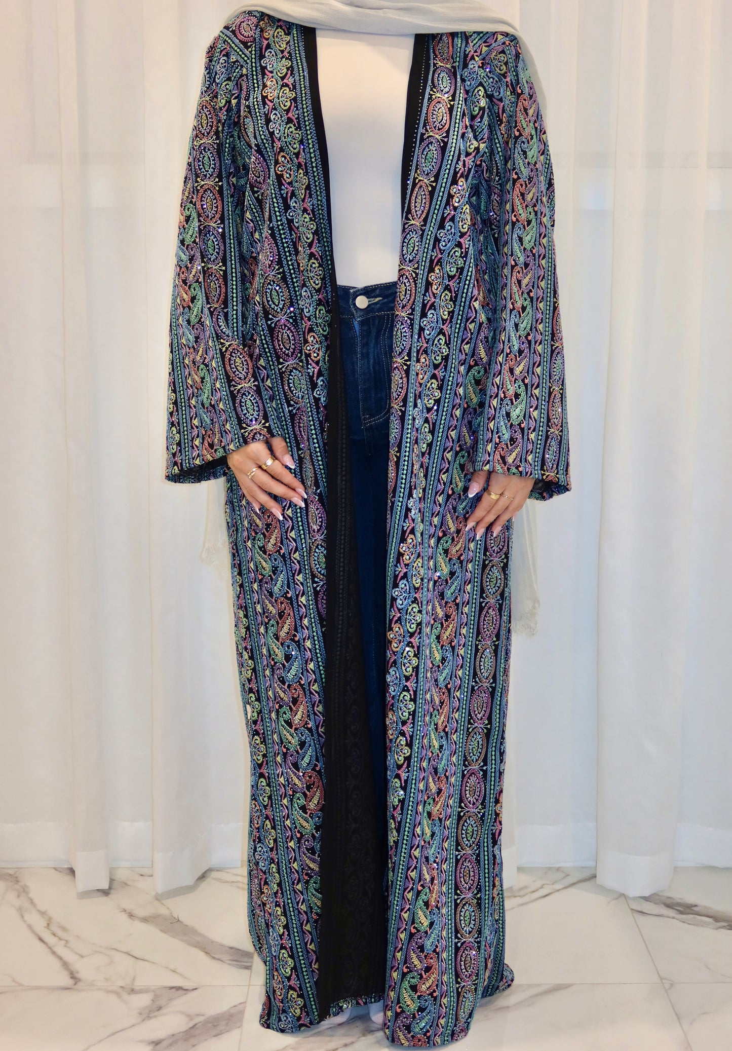 Ava Woven Abaya - AW26