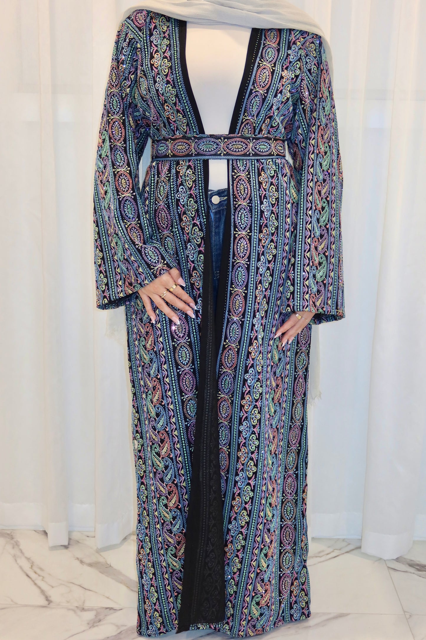 Ava Woven Abaya - AW26