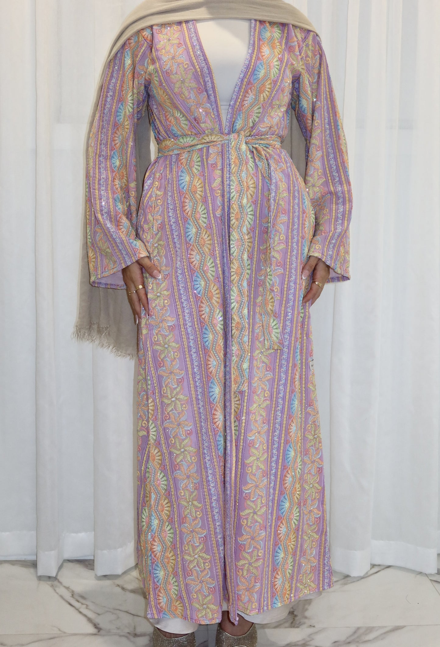 Ava Woven Abaya - AW26