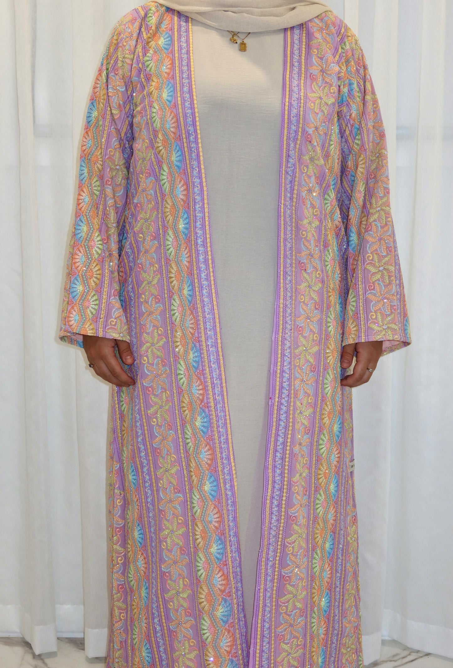 Ava Woven Abaya - AW26