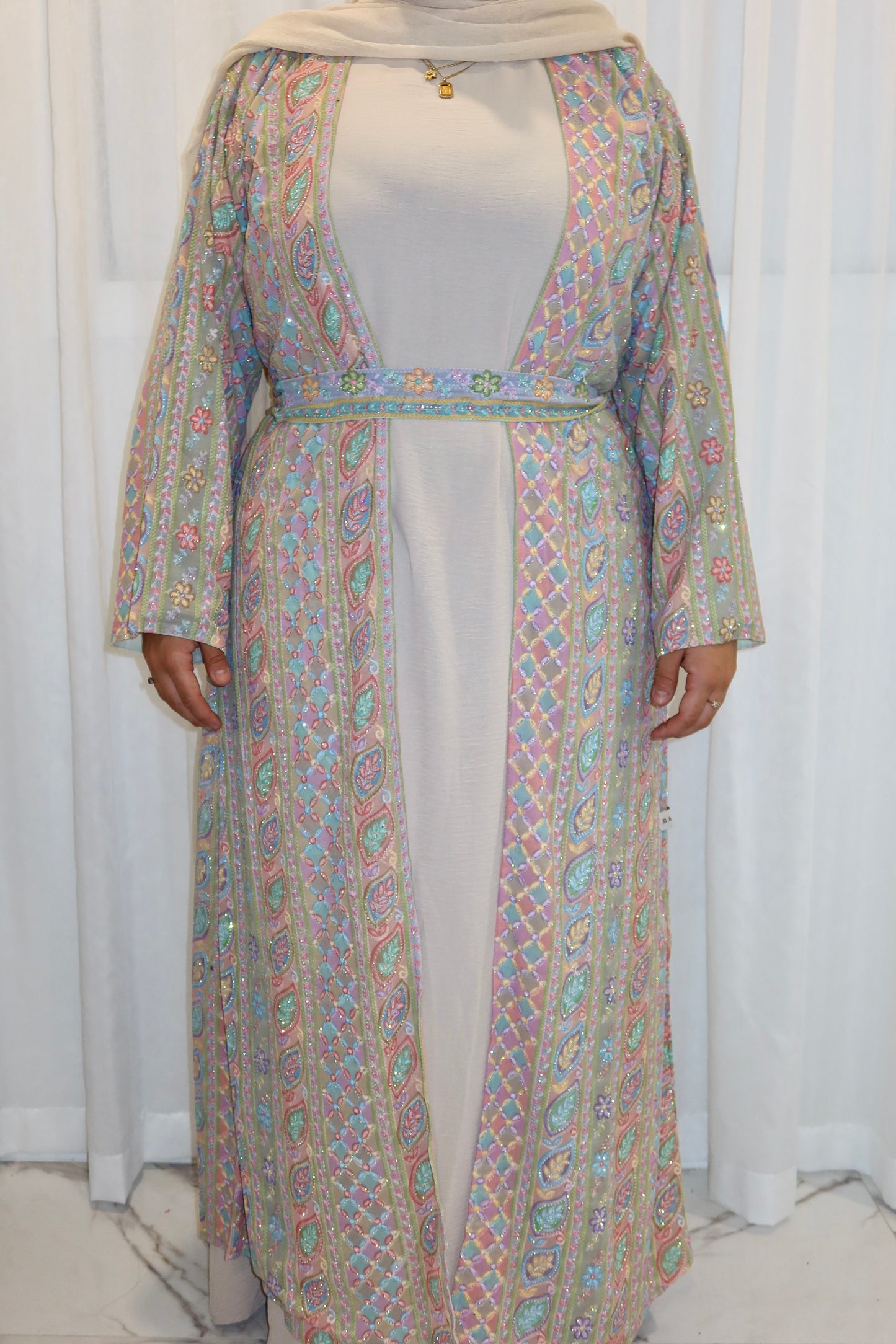 Ava Woven Abaya - AW26