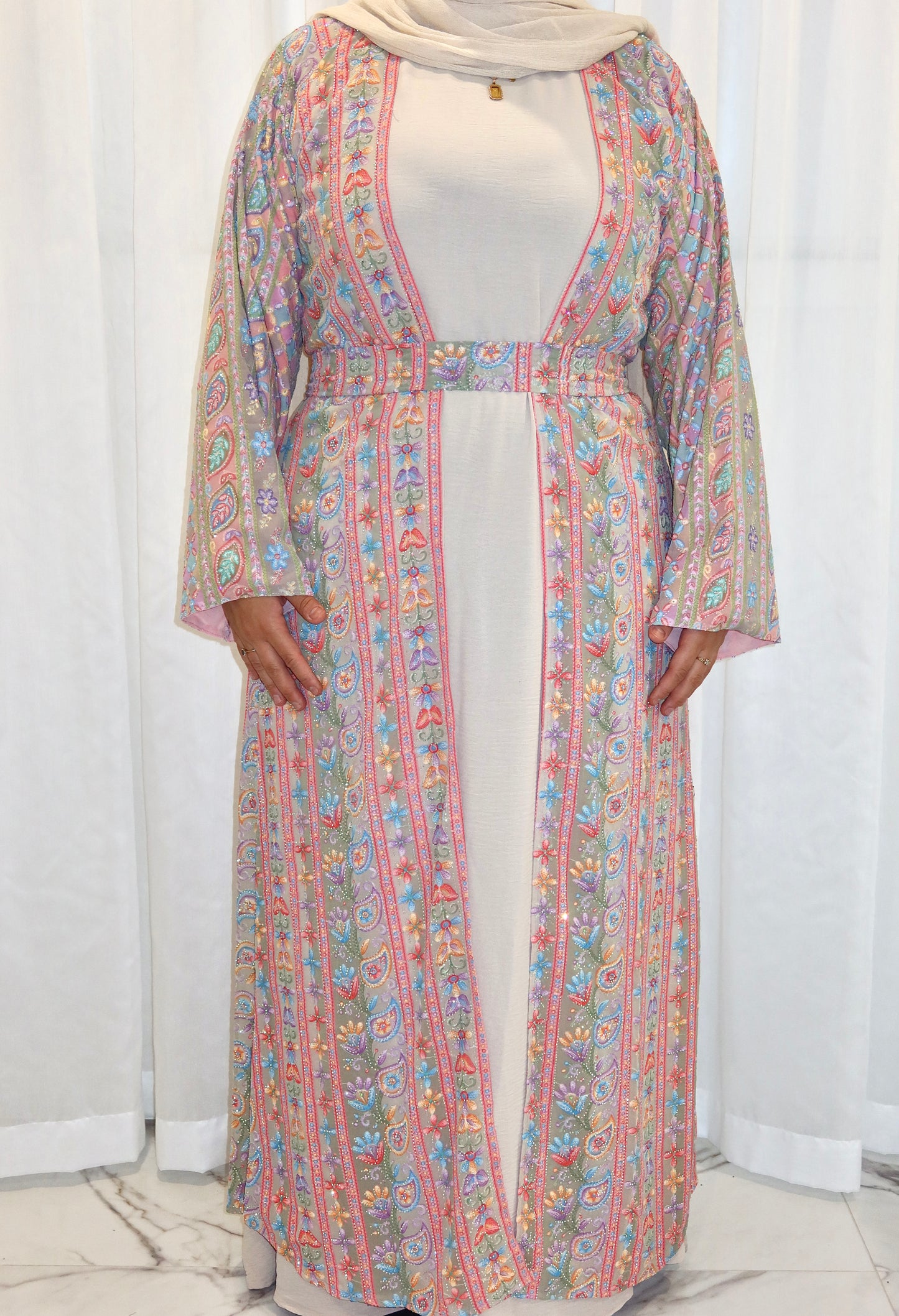 Ava Woven Abaya - AW26