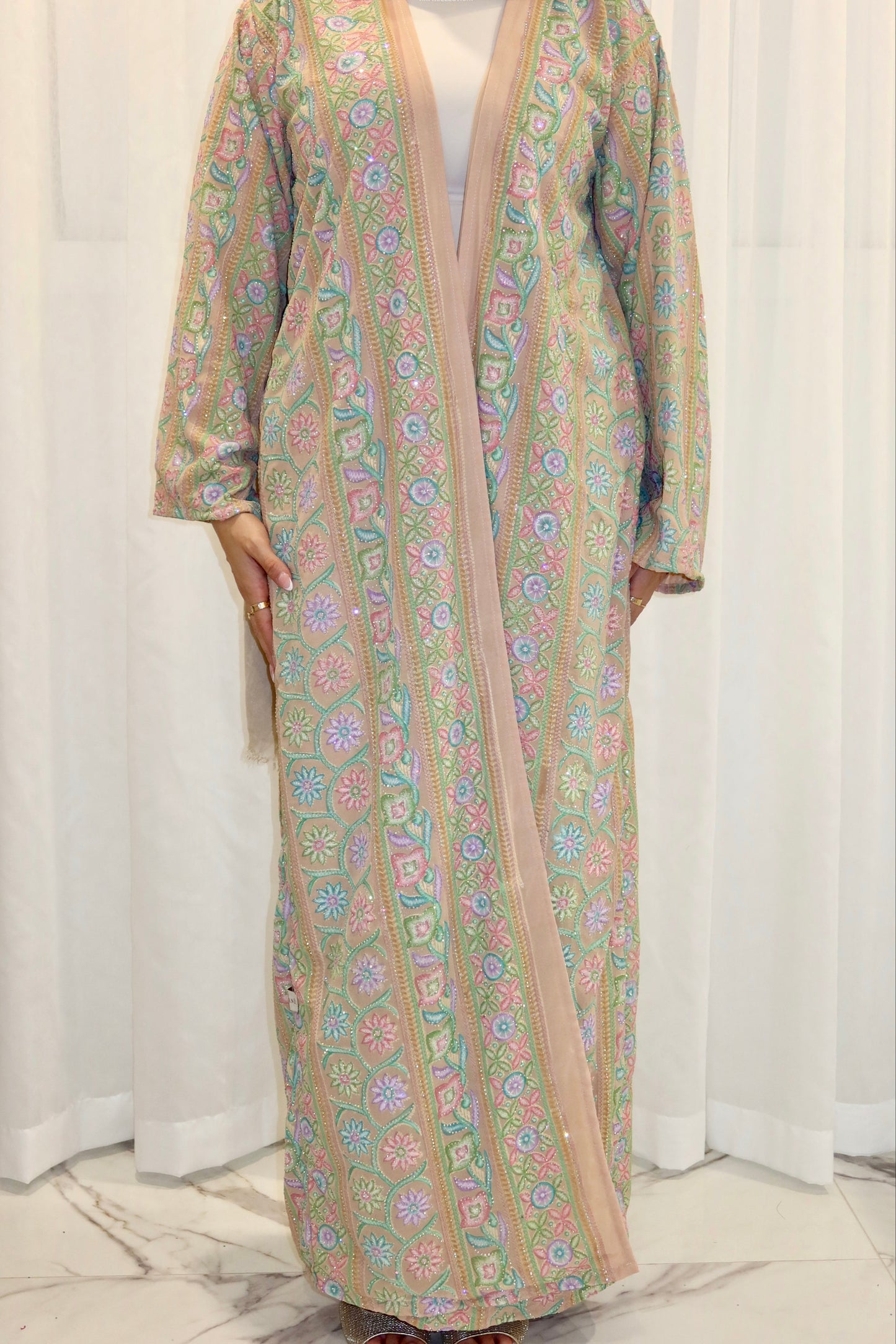 Ava Woven Abaya - AW26
