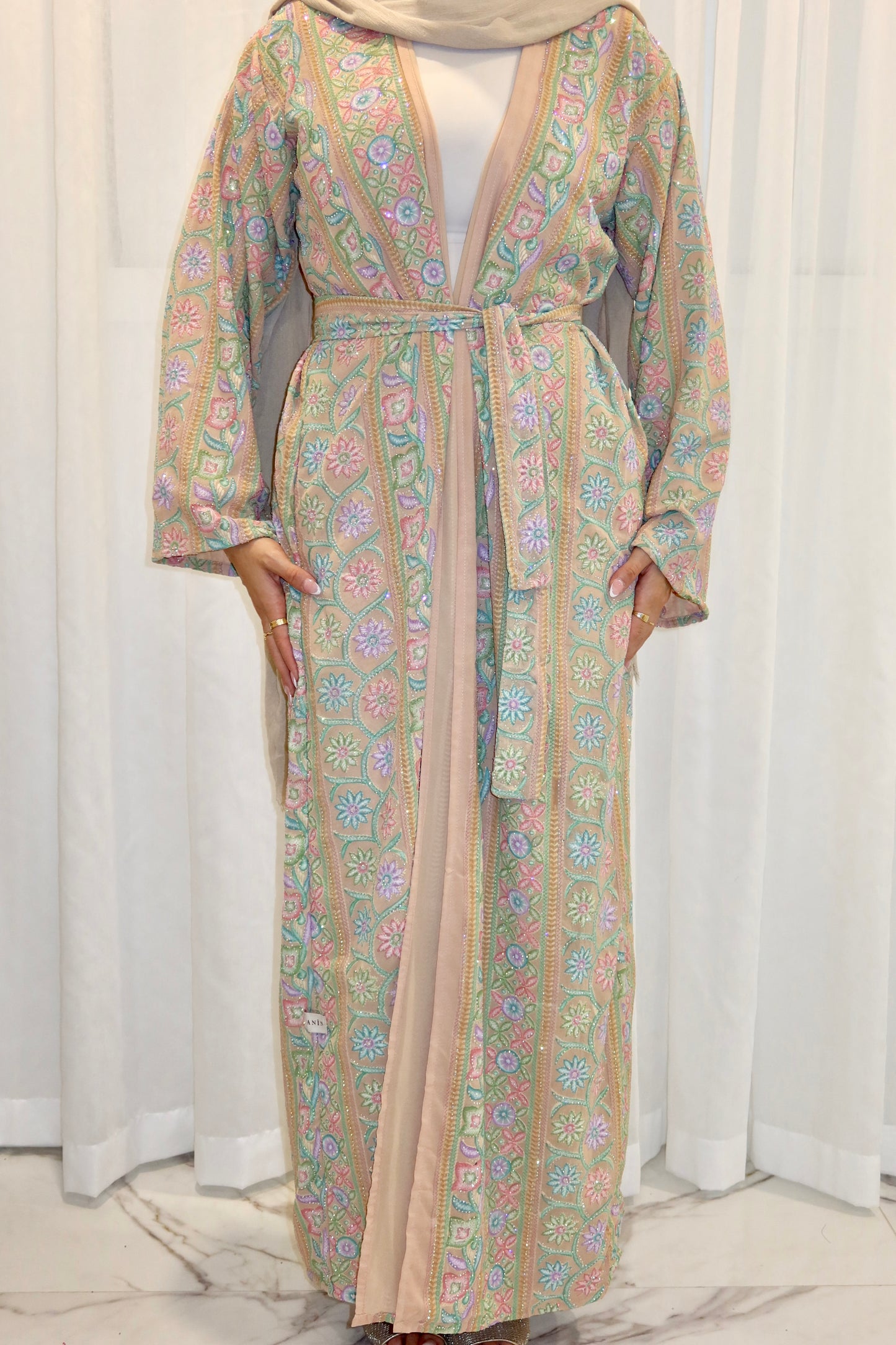 Ava Woven Abaya - AW26